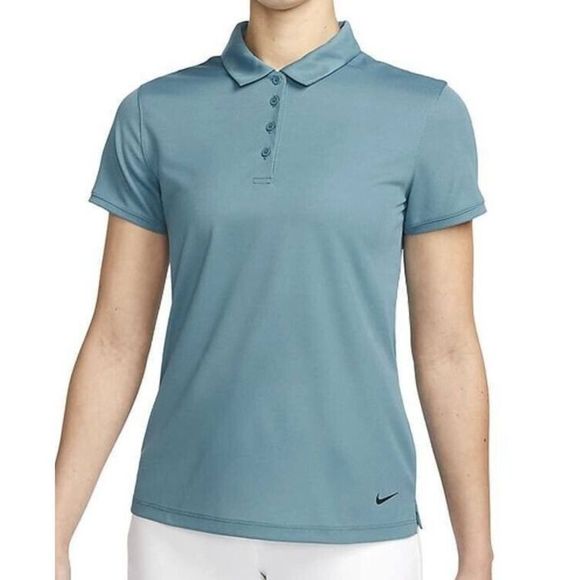 Nike DH2309 440 Women's Plus Sz 2XL Blue Dri-FIT Victory S/S Golf Polo Shirt $58 - Picture 7 of 8